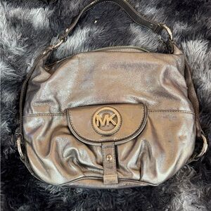 Michael Kors Silver Shoulder Bag